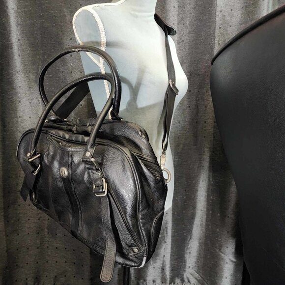 Lululemon Black Medium Sized Hand Bag Purse, Worn Condition - Picture 2 of 10